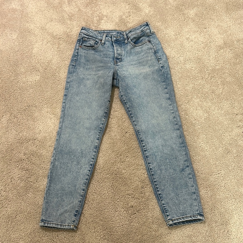 Old navy high rise straight jeans